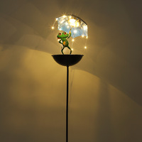 Mangeoire à oiseaux solaire LED étanche en forme de hibou, lampe de jardin à piquet pour l'aménagement paysager extérieur