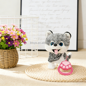 ของเล่นสุนัขเดินได้ Lucky Toys พร้อมรีโมทคอนโทรล สายจูง ตุ๊กตาสัตว์เลี้ยงอิเล็<span class=keywords><strong>ก</strong></span>ทรอนิกส์ ลู<span class=keywords><strong>ก</strong></span>สุนัขเดินได้ เห่าได้ ขยับหัวได้ <span class=keywords><strong>ก</strong></span>ระดิ<span class=keywords><strong>ก</strong></span>หาง ของเล่นใหม่ - Product Image 2