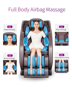 4D Zero Gravity Luxury Smart Air Shiatsu Heating 3d Neck <b>Head</b> Foot Chair From OEM ODM Factory R600 Chair - Product Image 6