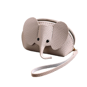 Trendy <strong>Elephant</strong> Bag Animal Shaped <strong>Coin</strong> <strong>Purse</strong> Key Chain Wallet Present for Women Zipper Hand Lipstick Storage Bags Wholesale - Product Image 2