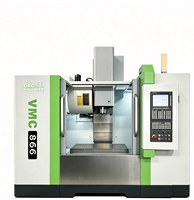 Centre d'usinage vertical CNC 3 axes DRC VMC866 haute précision, broche FANUC CNC BT40, 24 outils automatiques, usage intensif