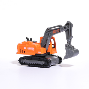 LASIVE <span class=keywords><strong>TOYS</strong></span> Modellino Auto in Scala 1:64 in Lega Pressofusa, <span class=keywords><strong>Giocattolo</strong></span> Unisex Simulazione <span class=keywords><strong>Camion</strong></span> della <span class=keywords><strong>Spazzatura</strong></span> ed Escavatore - Product Image 4
