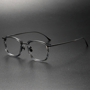 CS-MORNING monture <span class=keywords><strong>optique</strong></span> en titane pur, lunettes de bonne qualité pour hommes et femmes, montures 2023 - Product Image 4