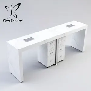 MESA DE MANICURA de lujo para salón de belleza, muebles de salón de belleza, paquete, escritorio, sillas de pedicura usadas, mesas de manicura en venta