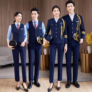 Individueller Flugzeugpilot-Anzug, Flugbegleiterdemanteln-Hemd, Piloten-Geschäftsbekleidung - Product Image 1