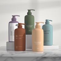 Nouveau design personnalisé de bouteilles de shampoing en plastique PET de luxe 1000ml pour savon liquide