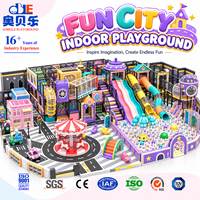 Nouvel équipement de terrain de jeu intérieur personnalisé pour enfants : piscine à balles, toboggan, carrousel, tunnel d'escalade, structure de jeu