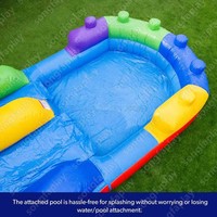 Toboggan aquatique gonflable pour adultes, château gonflable, aire de jeux avec toboggan, utilisation commerciale, matériau PVC, portable, marque Songfa