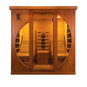 ซาวน่าบำบัดด้วยแสงสีแดงแบบเอนนอนได้ สำหรับ 2-3 คน ยี่ห้อ Canadian Wood Home <span class=keywords><strong>Spa</strong></span> - Product Image 2