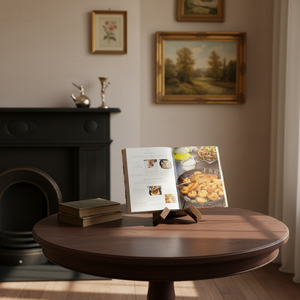 Porte-<span class=keywords><strong>livre</strong></span> de recettes de comptoir de cuisine personnalisé bon marché Porte-<span class=keywords><strong>livre</strong></span> de recettes en bois durable et écologique pour la cuisine - Product Image 4