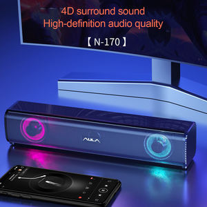 Haut-parleur <span class=keywords><strong>de</strong></span> jeu portable Éclairage RVB <span class=keywords><strong>Barre</strong></span> <span class=keywords><strong>de</strong></span> <span class=keywords><strong>son</strong></span> <span class=keywords><strong>de</strong></span> jeu Ordinateur <span class=keywords><strong>de</strong></span> bureau Longue durée <span class=keywords><strong>PC</strong></span> Home cinéma 5-10W Bouton télécommande - Product Image 3