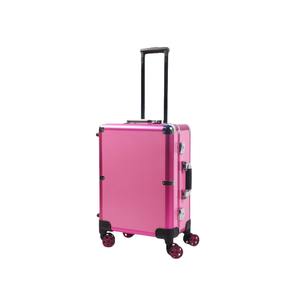 Trousse de maquillage rouge rose, nouveau modèle 2024, grande capacité, design sans cadre, portable, pour le rangement à domicile, printemps 2023 - Product Image 1