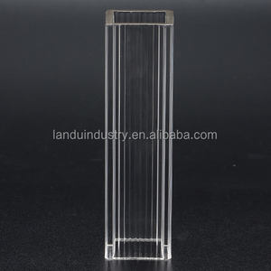 LANDU Custom made şeffaf akrilik kare borular PMMA dikdörtgen çizgi tüp akrilik tüp - Product Image 3