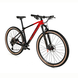 Vélo de montagne Predatorpro 26x2.6, cadre en carbone, fourche à suspension, freins à disque doubles, vélo de trail XC unisexe pour adultes - Product Image 3