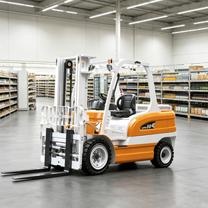 Warehouse Stacking Electric Forklift 2 Ton 3 Ton 5 Ton Li Ion Battery Fork Truck Duplex Mast 6m Lifting Height Pallet Handling