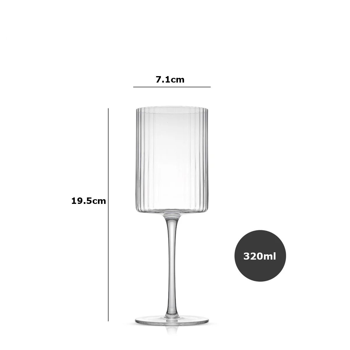 1321-vaso rayas transparente 320ml