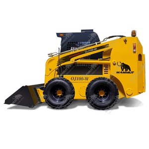 High Quality Sliding Loader OJ100-W 1ton 950kg 850kg 700kg Heavy Equipment Small Joystick Wheel Loader