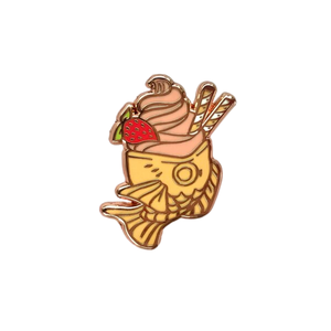 Atractivo encantador y dulce encantador juego de helado Taiyaki tienda de papelería personalizada lindos alfileres de esmalte Little Thing - Product Image 2