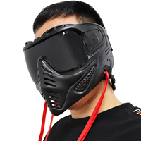 Casque Tactique Scène CS d'Extérieur Masque de Paintball Sportif Avec Lunettes