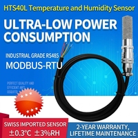 FX SHT30 HTS40L Seri Sensor Kelembaban Suhu Transmitter RS485 Modbus Kelas Industri Presisi Tinggi Tahan Air