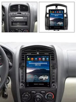Radio con Sistema Android 13 para Automóvil Tesla, para Hyundai Classic Santa Fe JAC S1 2006-2015, 8+128G, GPS, Bluetooth, Estéreo, AM FM, Reproductor de Audio para Automóvil