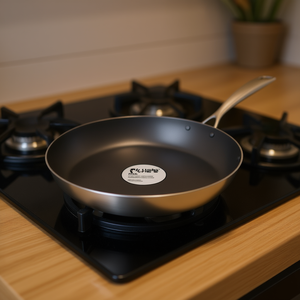 Sartén de acero inoxidable de 20 cm antiadherente, compatible con inducción, para cocinar a diario - Product Image 2