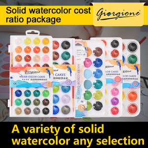 Ensemble de pigments d'<span class=keywords><strong>aquarelle</strong></span> solides Giorgione 28 couleurs avec pinceau en nylon pour la peinture à l'<span class=keywords><strong>aquarelle</strong></span> sur papier ou toile - Product Image 5
