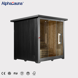 <span class=keywords><strong>Sauna</strong></span> extérieur moderne pour 2 personnes, petit modèle, en cèdre rouge de haute qualité, avec poêle pour <span class=keywords><strong>sauna</strong></span> extérieur, en cèdre rouge clair. - Product Image 4