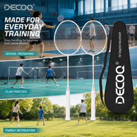 Juego de Raquetas de Bádminton de Aluminio, Eje Flexible, Raqueta Ligera de Entrenamiento para Principiantes, OEM, ODM, Venta al Por Mayor