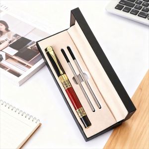 Hot-selling Custom Metal Ballpoint <b>Pen</b> Gift Box Laser Engraving Customizable Logo Business Signature <b>Pen</b> Black Ink for Corporate - Product Image 3