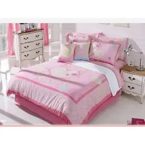 <b>Love</b> Duvet Cover Set Individual Size Cotton Printed Princess Style 8 Pieces with Sheets Home <b>Bedding</b> - Product Image 3