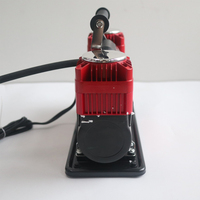Compresseur d'air 12V pour pneus de voiture tout-terrain 4x4, gonflage rapide, haute performance, double cylindre rouge, pour véhicules 4x4
