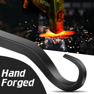 Crochet mural robuste en fer forgé pour plantes, taille personnalisée, pour jardinières, mangeoires à oiseaux, <span class=keywords><strong>support</strong></span> intérieur et extérieur - Product Image 6