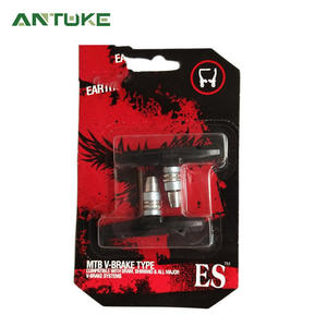 Pastillas de freno Earthshake V-Brake, cuerpo de aluminio forjado negro, bloques de freno duraderos para bicicleta de montaña, accesorios para bicicleta - Product Image 5