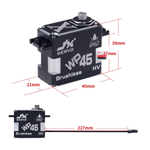 NUEVO Motor sin Escobillas JX WP45 45KG 8.4V 0.11s IP67 Impermeable con Engranajes de Acero y Núcleo de Aluminio, Rodamiento 2BB, Conector JR 265mm de Alto Rendimiento - Product Image 2