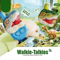 Jouet talkie-walkie dinosaure de dessin animé, communication longue portée, interphone de poignet, transmission sans fil pour enfants, montre talkie-walkie, jouet
