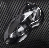 Film vinyle auto-adhésif pour voiture, effet carbone noir brillant 3D 4D 5D 6D, enveloppement complet de la carrosserie