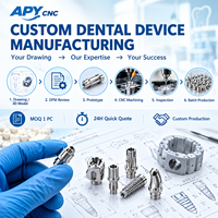 Clé dynamométrique pour implants dentaires en acier inoxydable, tourne-implant chirurgical, outil manuel de précision usiné CNC, OEM ODM