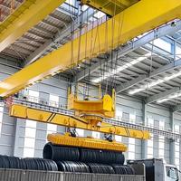 Livraison rapide Grue à pont de 20 tonnes pour la manutention de ferraille avec système magnétique pour l'usine de traitement de la ferraille lourde et le levage de matériaux en vrac