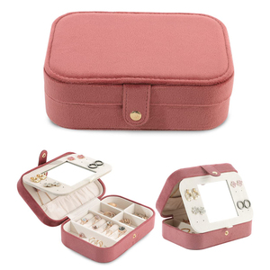 Paper Portable Travel Jewelry Box for Packaging Cheap Price