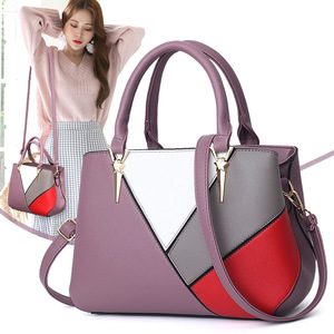 Sac à main pour femmes en cuir PU de haute qualité, tendance, patchwork, sacs à bandoulière pour femmes, vente chaude - Product Image 6
