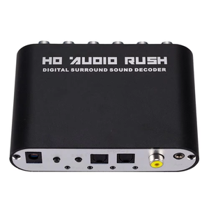 Convertidor de Sonido Envolvente Digital DAC para Pedidos al por Mayor y OEM con Entradas SPDIF Toslink y Coaxiales, <span class=keywords><strong>Decodificador</strong></span> de Audio DTS AC3 de 5.1 Canales - Product Image 2