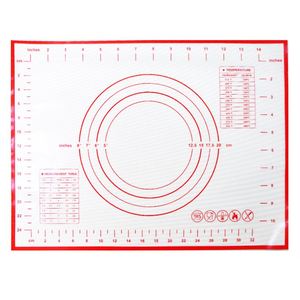 Custom 0.4mm/0.7mm Thickness Measurements Silicone Kneading Dough <b>Rolling</b> Large Pastry Baking <b>Mat</b> Sheet - Product Image 3