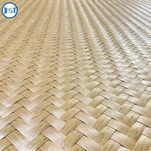 Panneaux tissés en feuilles de bambou synthétique résistant aux UV Tapis tissé en plastique tricoté à usage extérieur - Product Image 1