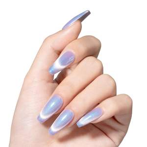 Esmalte de uñas en Gel de ojo de gato de larga duración, esmalte de Gel Aurora Mermaid con imán Soak off, esmalte de uñas magnético holográfico - Product Image 1