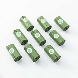 تحلل بيئيا الكلب أكياس نفايات مع موزع الحيوانات الأليفة الكلب كيس النفايات البلاستيك هزلي حقيبة - Product Image 2