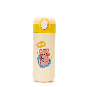 Bouteille Thermique En Acier Inoxydable 316 Pour Enfants, Double Isolation Sous Vide, Anti-Fuite, Avec Paille, Motif Dessin Animé – Idéale Comme Cadeau - Product Image 4