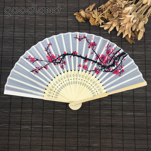Abanico de Tela Chino-Japonés Económico para Bodas, Personalizado con Caja de Regalo - Product Image 4