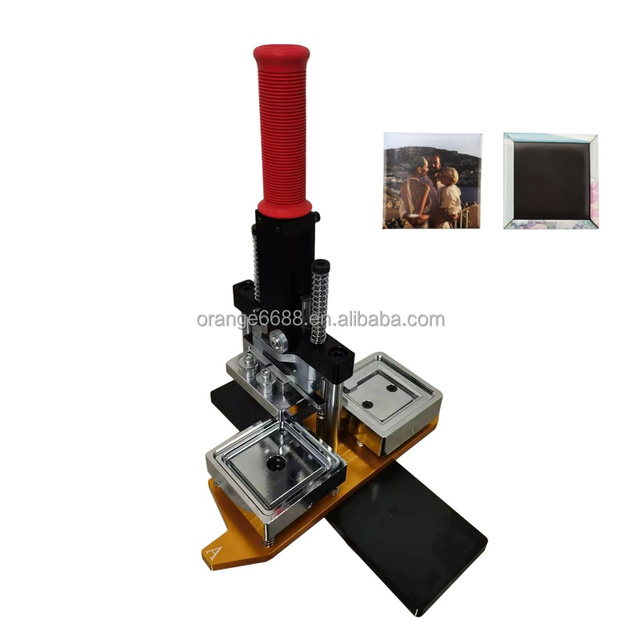 63.5*63.5mm Rectangle Shape Custom Photo Fridge Magnet Maker Machine Kit with 1 Year Warranty