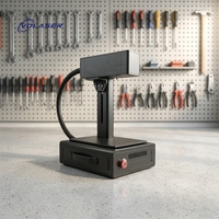 Machine de gravure laser à fibre métallique portable de bureau 20W 30W 50W, machine de marquage laser à fibre métallique pour aluminium pour usage domestique